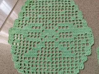 2 centrini uncinetto Pasqua