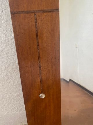 Espejo madera marquetería nácar