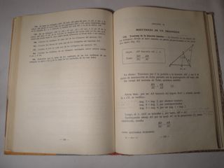 Matemáticas. Tercer Curso de Bachillerato.Año 1962