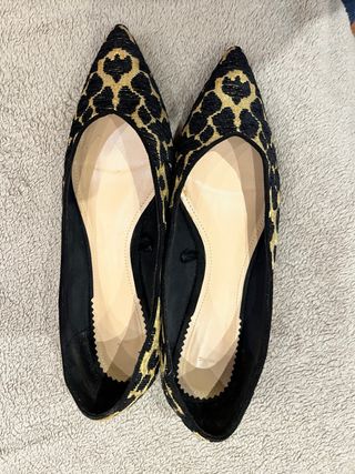 Manoletinas Parfois Animal Print Talla 39,