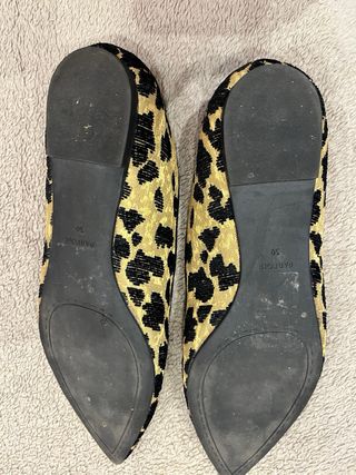 Manoletinas Parfois Animal Print Talla 39,