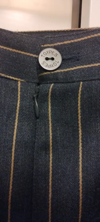 Falda Toypes Negra Rayas Talla 50