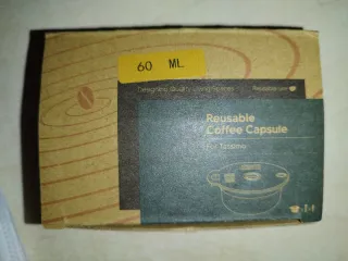 Cápsula café reutilizable 60ml + accesorios