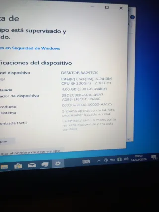 Dell Vostro Portátil Negro