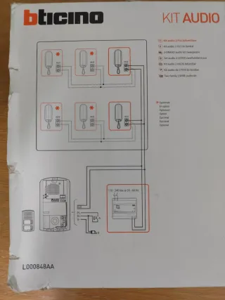 Kit Citofono Bticino Audio 366821