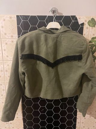 Giacca corta donna Terranova con frange