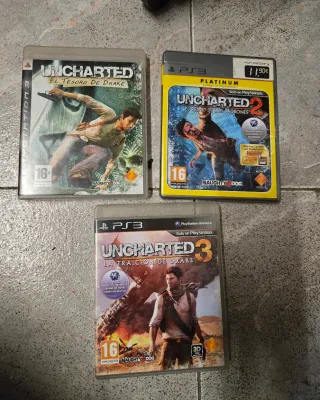 Lote 3 Juegos Uncharted PS3