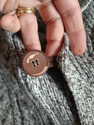 Cardigan uomo SMOG grigio taglia M