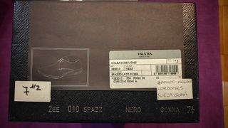 Zapatos de vestir negros Prada