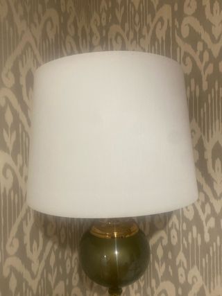 Pantalla de lámpara blanca