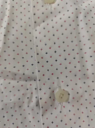 Camicia Uomo a pois bianca taglia M