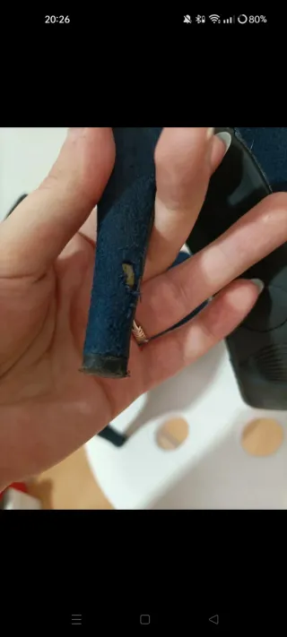 Botines de tacón azul