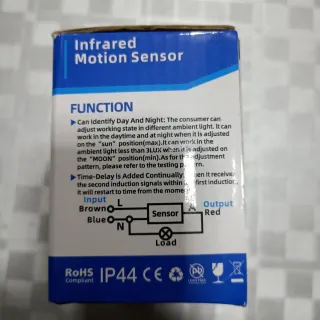 Sensor de Movimento Infravermelho, novo