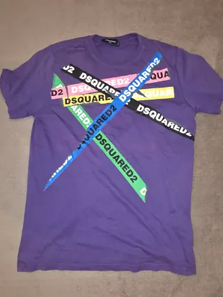 Camiseta DSQUARED2 Morada Talla XL