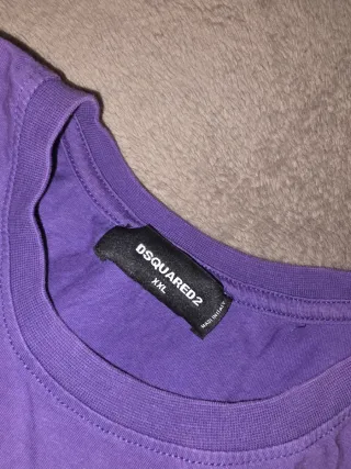 Camiseta DSQUARED2 Morada Talla XL
