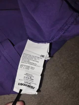 Camiseta DSQUARED2 Morada Talla XL