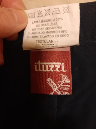 Pantalón de trabajo Iturri negro talla 44.