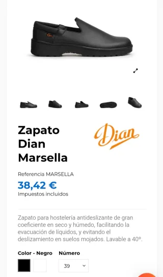 Zapatos DIAN Marsella Negros