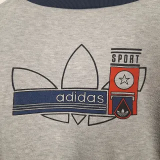 True Vintage Adidas Originals 80's Sweatshirt Grey