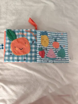 Libro tela sensorial para Bebés