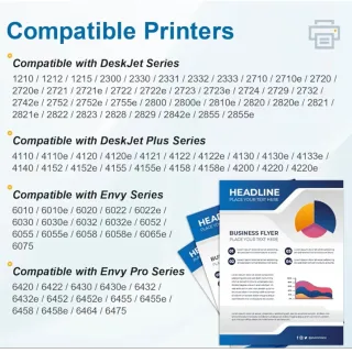 2 Cartuchos Tinta HP 305 XL Negro