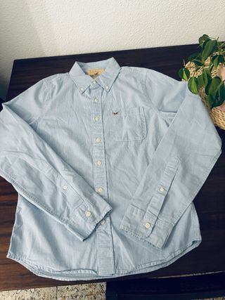 Camisa Hollister Azul Talla M