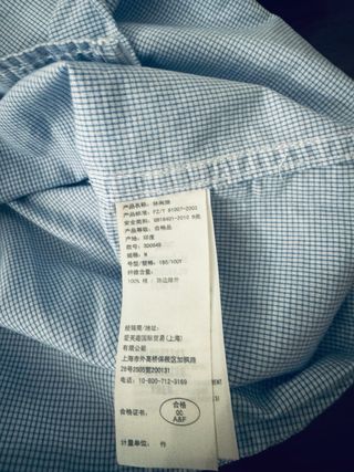 Camisa Hollister Azul Talla M