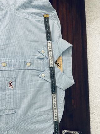 Camisa Hollister Azul Talla M