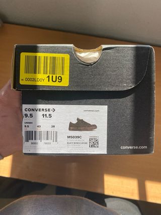 Zapatillas Converse Negras Bajas