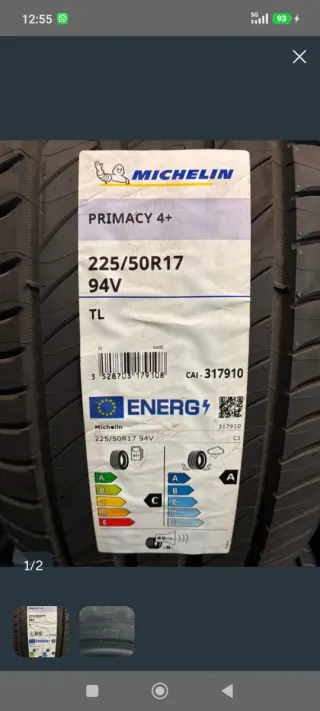 Neumáticos Michelin 08FX 4324