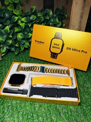 Smartwatch G9 Ultra Pro Dorado Acero Inoxidable