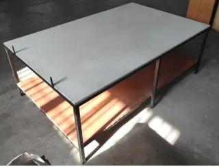 Mesa de trabajo con estante 2.50 x 1.60