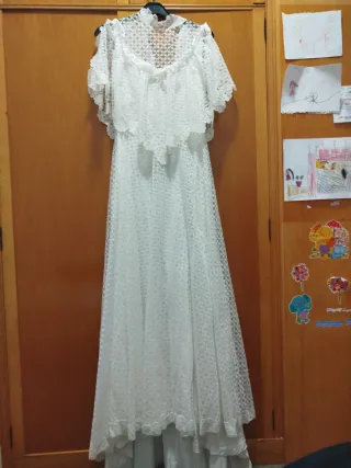 Vestido de Novia Vintage Blanco