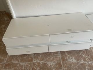 Doble armario blanco para salón
