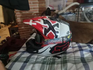 Casco Motocross Talla XS y peto a juego