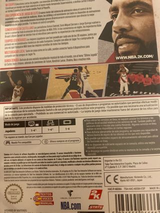 Nintendo Switch NBA 2K18