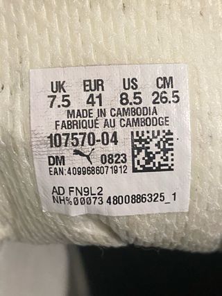 Botas de fútbol Puma amarillas