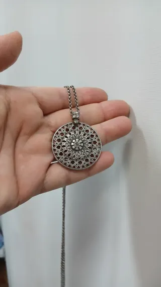 Collar Konplott Mandala con Circonitas Plateado