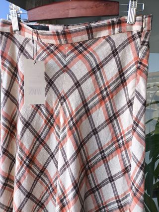 ❤️ FALDA CUADROS ZARA