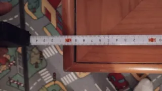 Mesa de centro de madera con cristal