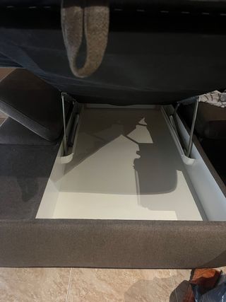 Sofá modular 4 plazas con 2 chaiselongue y arcón