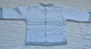 Conjunto bebé 3 piezas azul 6 meses