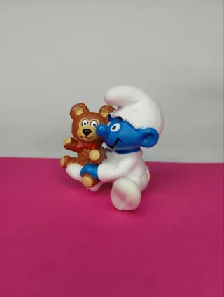 20205 Puffo bebé con orsetto peluche