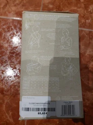 Mochila portabebés Close Caboo + algodón