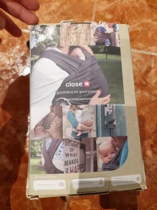 Mochila portabebés Close Caboo + algodón