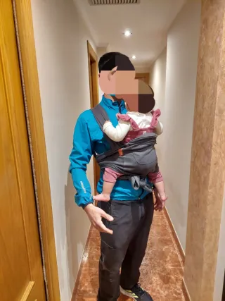 Mochila portabebés Close Caboo + algodón