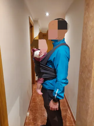 Mochila portabebés Close Caboo + algodón