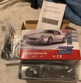 Radio Coche MP3 1DIN 12V USB MMC