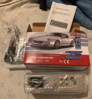 Radio Coche MP3 1DIN 12V USB MMC