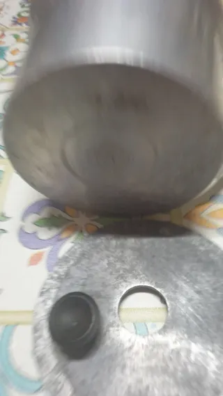 Leiteira Vintage Alumínio Fundido 45 Anos